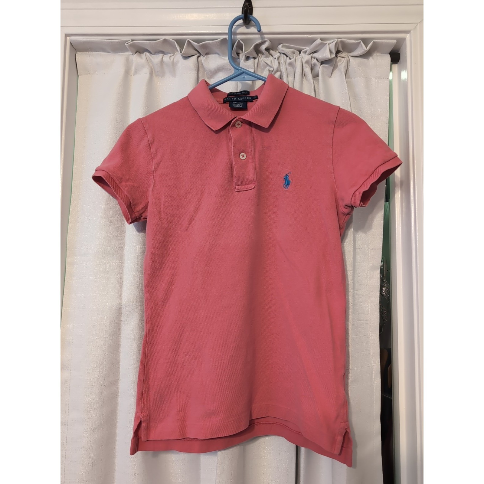 Ralph Lauren The Skinny Polo 100% Cotton Women Sz. Small Preppy Classic
